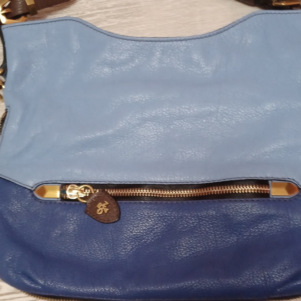 orYANY Two-Tone Blue Crossbody Bag